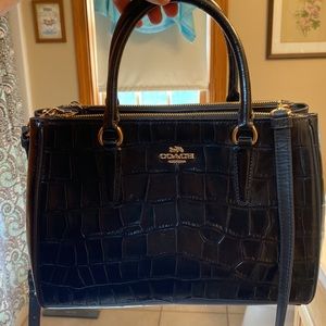 COACH Croc Leather Bag